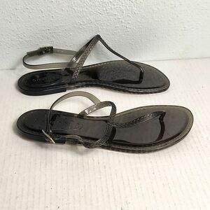 Gianni Bini Jelly Thong Gladiator Sandals Shoes Women's Smocked